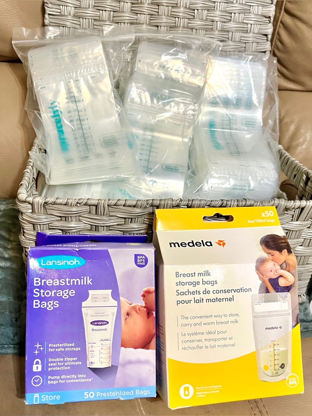 NWOT 400-500 Storage Bags Bundle - Sprucely, Lansinoh, Medela